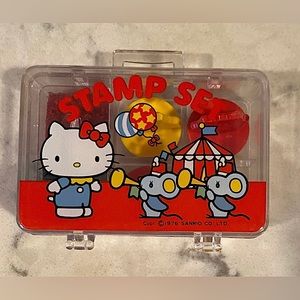 Vintage Sanrio 1976 & New “Hello Kitty” Stamp Set From Japan!!!